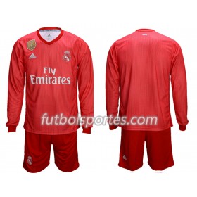 Camisetas Real Madrid Niño Tercera Equipacion 2018/2019 Manga Larga